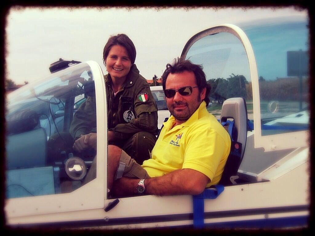 First flight with WeFly back in 2007. Me and Alessandro.