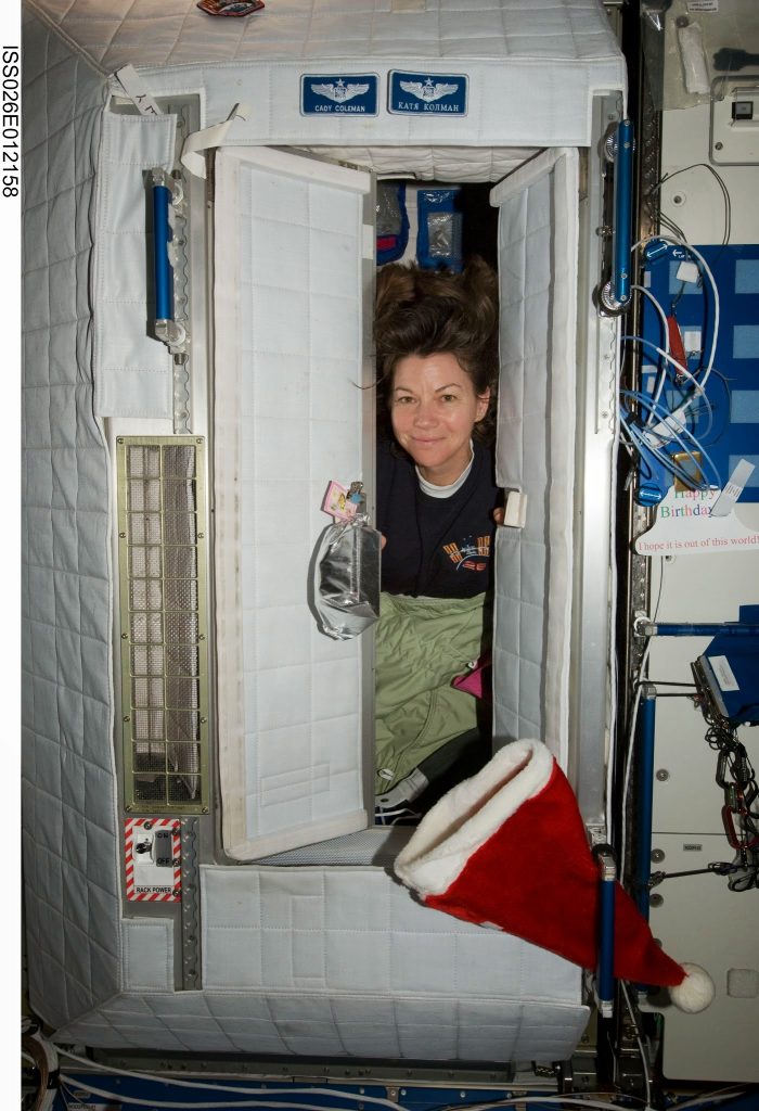 Cady on Space Station. Credits: NASA