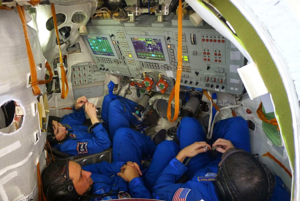 Soyuz simulator.