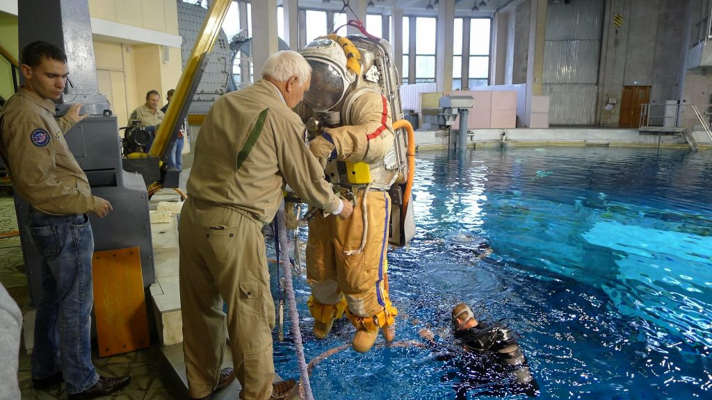 Getting into the water